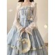 Urtto Lemon Sparkling Water Tiered Long JSK(Pre-Order/2 Colours/Full Payment Without Shipping)